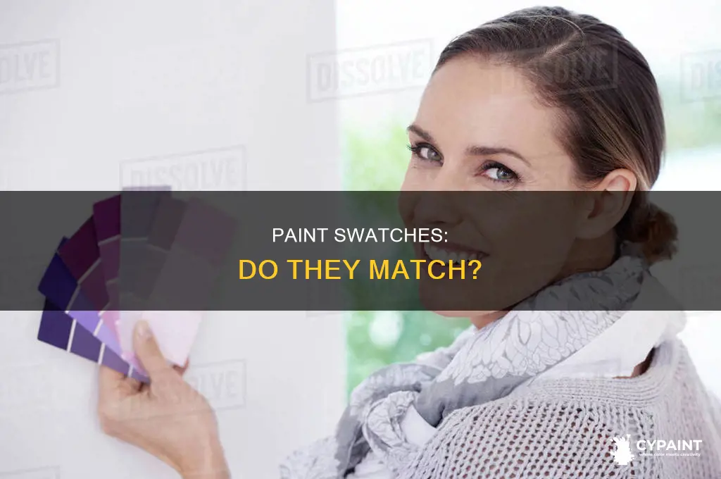 does paint look darker or lighter than swatch