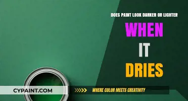 Paint Drying: Lighter or Darker?