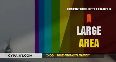 How Paint Colors Appear in Large Spaces: Lighter or Darker?
