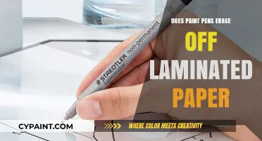 Can Paint Pens Be Erased from Laminated Paper? Quick Tips