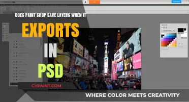 Does PaintShop Pro Preserve Layers When Exporting to PSD Format?