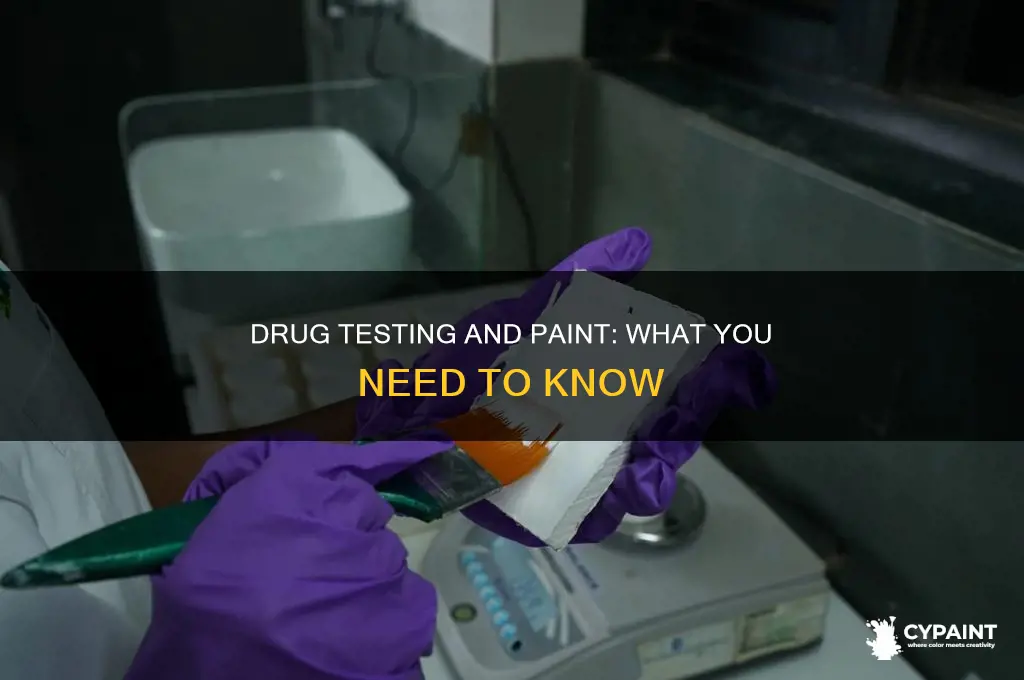 does paint show up on a drug test