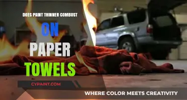 Paint Thinner Combustion Risk: Paper Towel Flammability Explained