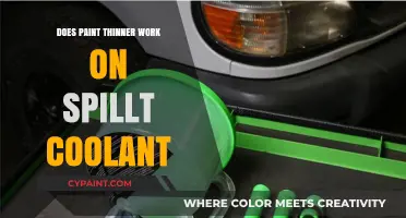Does Paint Thinner Clean Up Spilled Coolant? Find Out Here