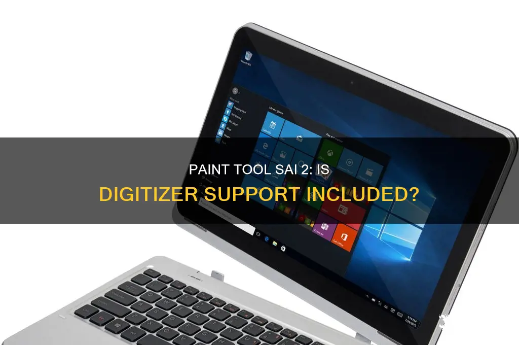 does paint tool sai 2 have digitizer support