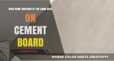 Does Paint Weather Uniformly on Cement Board? A Durability Analysis