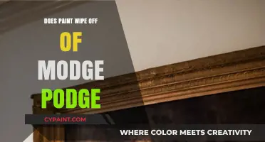Can Paint Be Wiped Off Mod Podge? Tips and Tricks