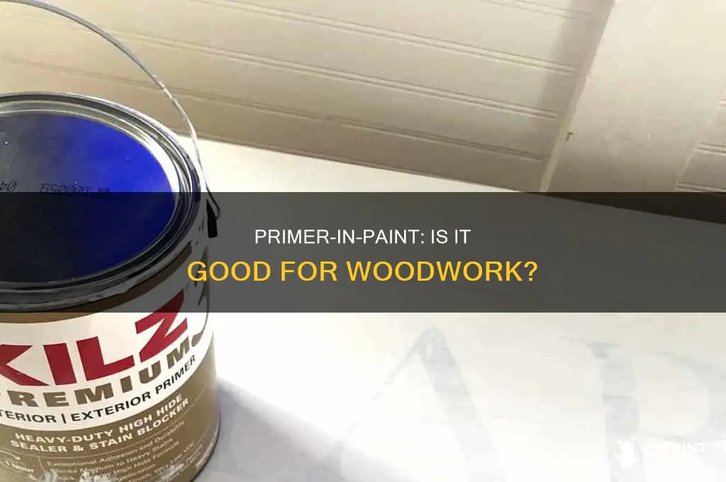 does paint with built in primer on woodwork