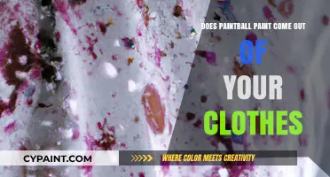 How to Remove Paintball Paint Stains from Clothing