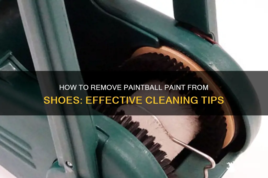 does paintball paint wash out of shoes