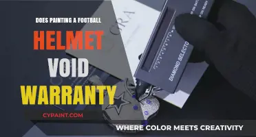 Painting Your Football Helmet: Does It Void the Warranty?