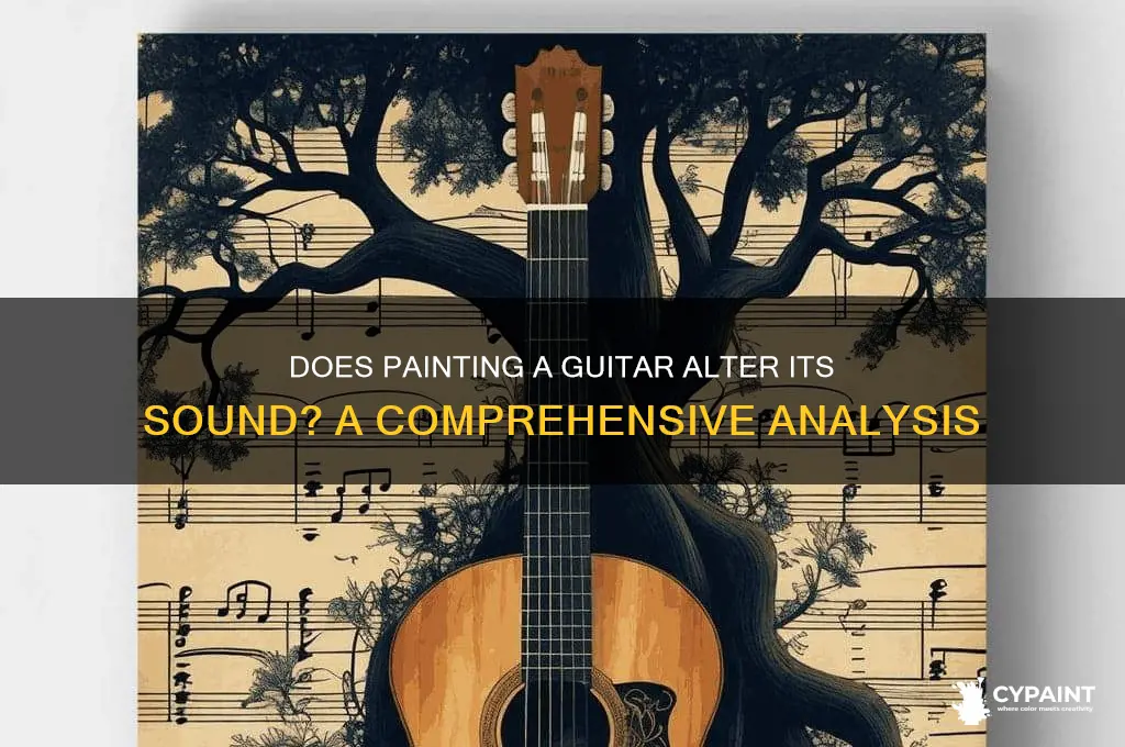 does painting a guitar change the sound