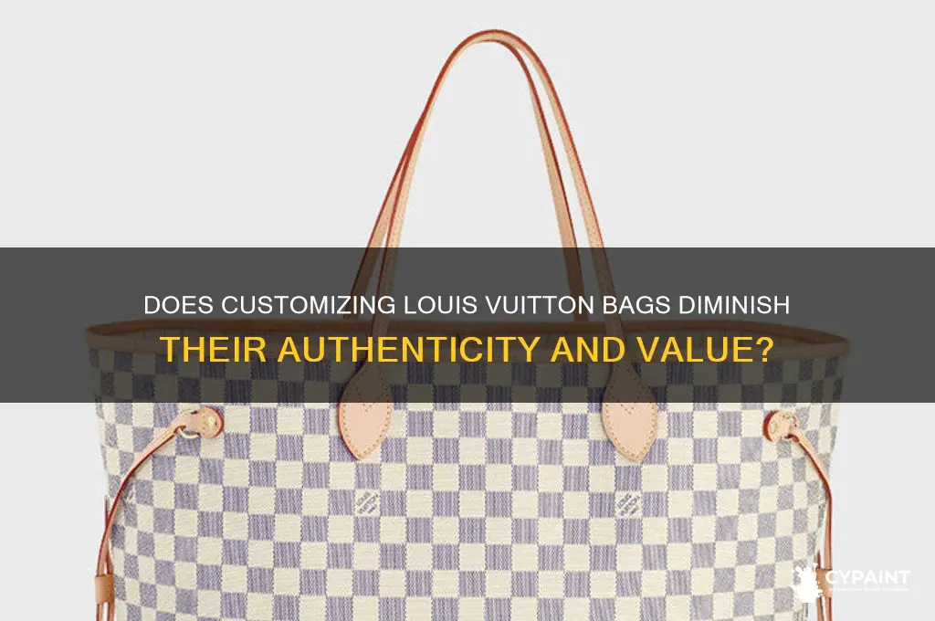 does painting a louis vuitton ruin authentic