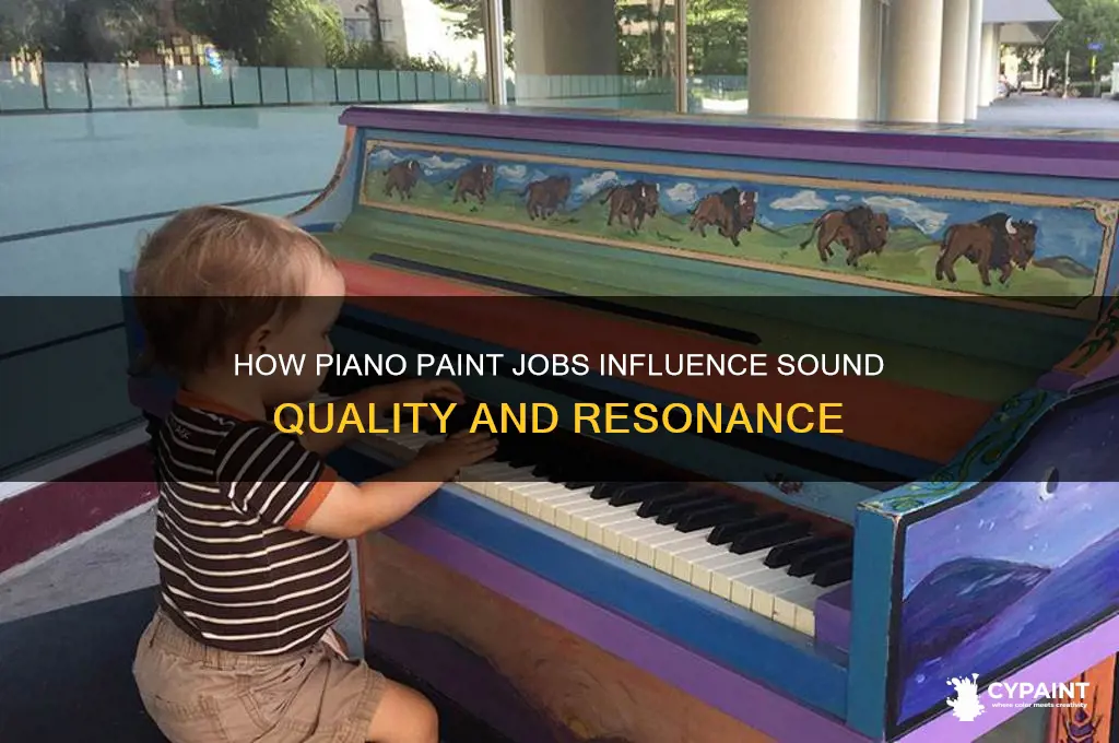 does painting a piano affect the sound