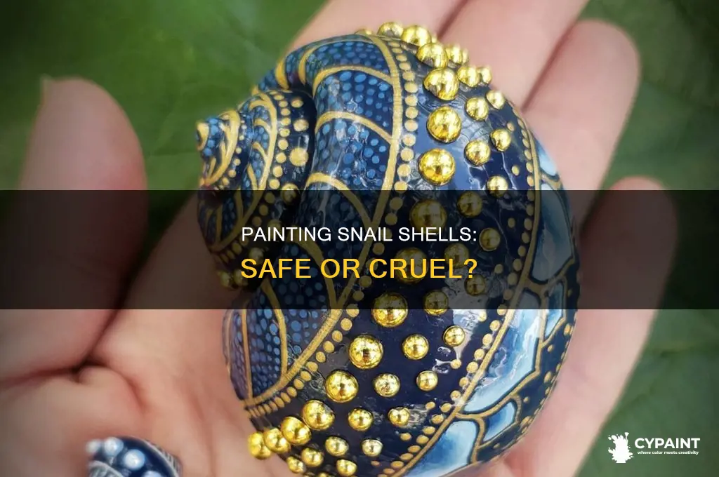 does painting a snail