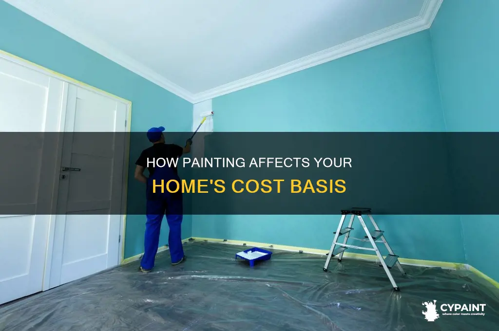 does painting add to cost basis of home