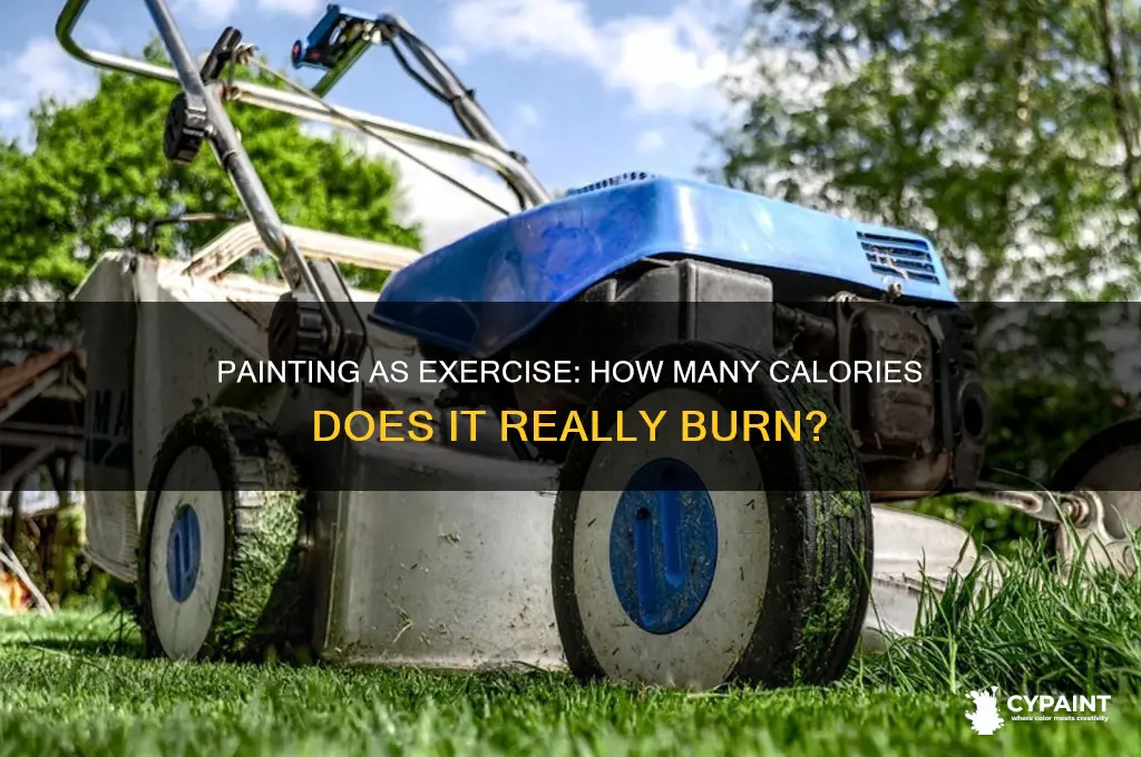 does painting burn a lot of calories
