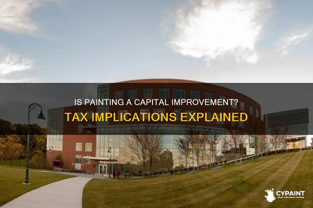 does painting count as a capital improvement