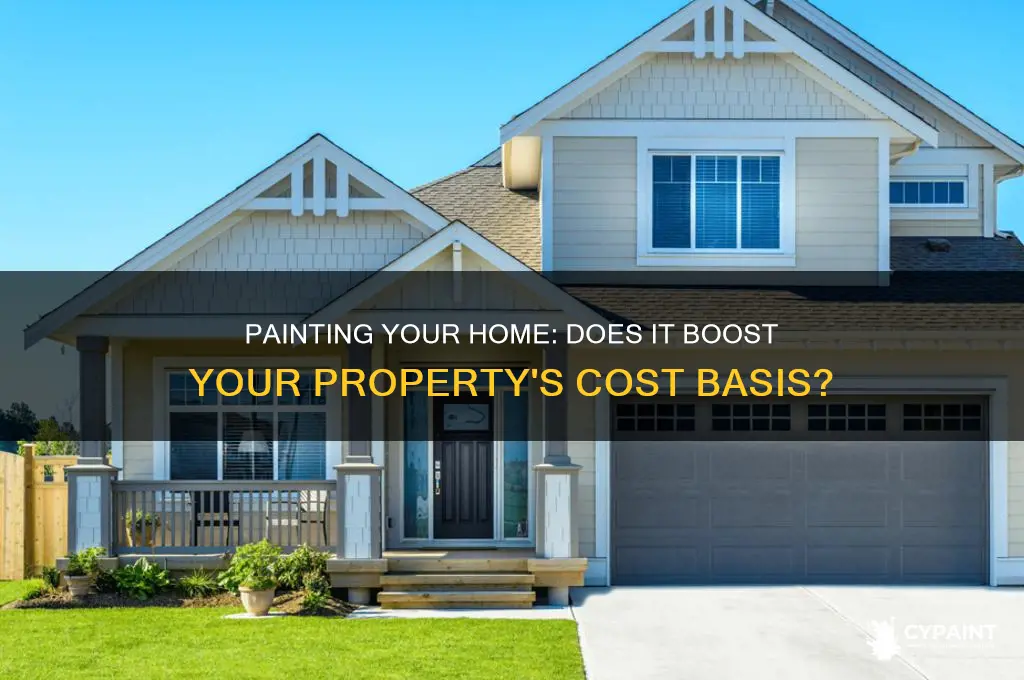 does painting increase cost basis of home