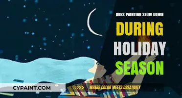 Holiday Season Impact: Does Painting Productivity Decline During Festive Months?