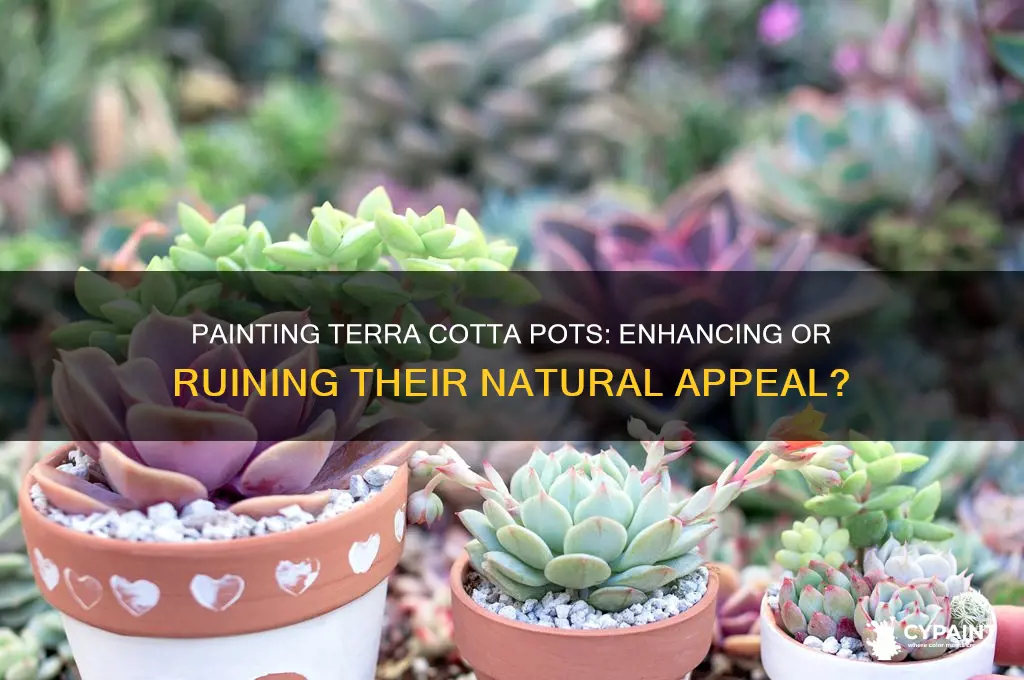 does painting terra cotta pots ruin them