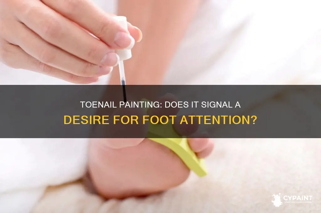 does painting toenails mean girl wants them to be sucked