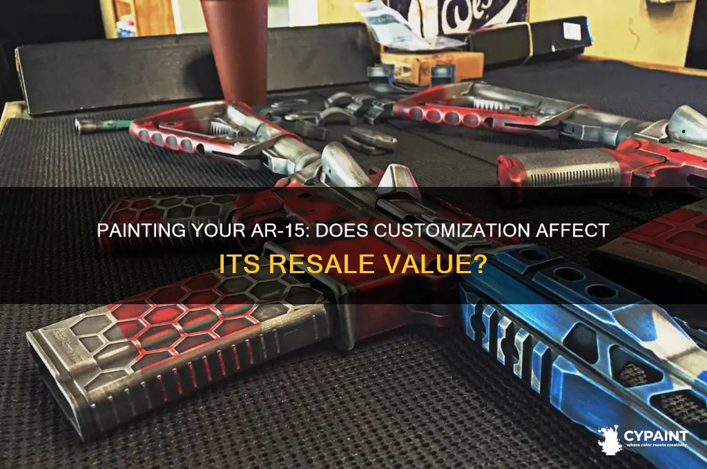does painting you ar 15 devalue it