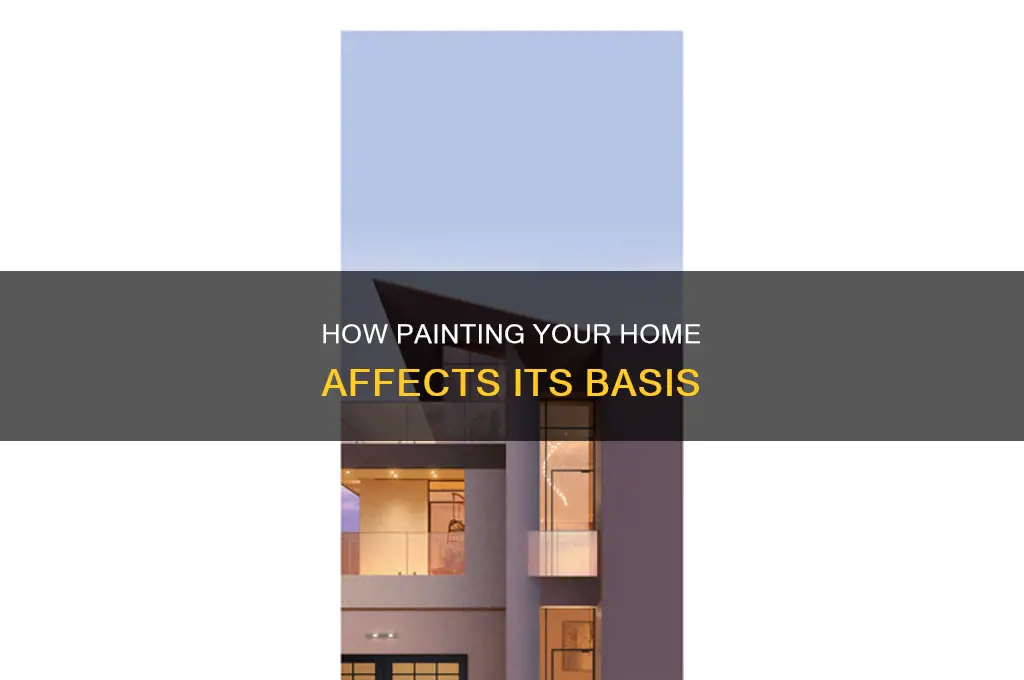 does painting your home add to the basis