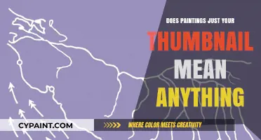 Do Thumbnail Paintings Hold Meaning? Exploring Artistic Value and Impact