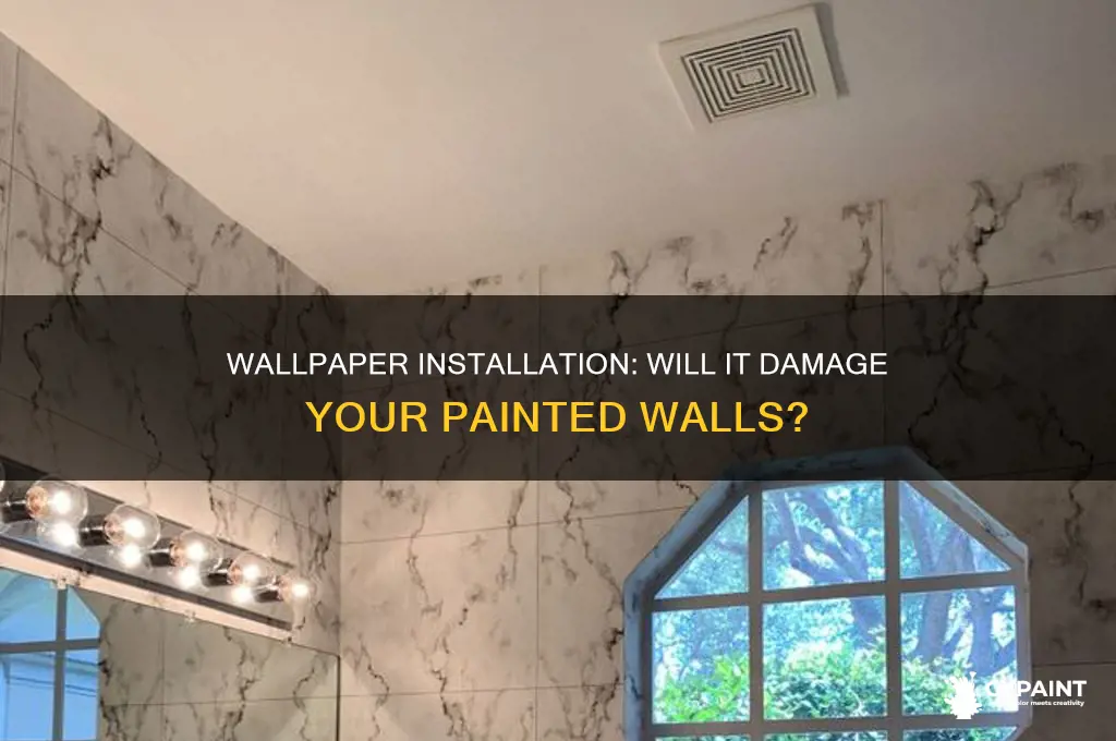 does peel and stick wallpaper take off paint
