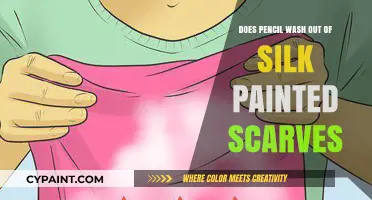 How to Remove Pencil Marks from Silk Scarves