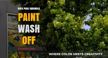 Does PG&E Sidewalk Paint Wash Off? A Durability and Removal Guide