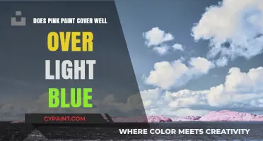 How to Cover Light Blue Paint with Pink