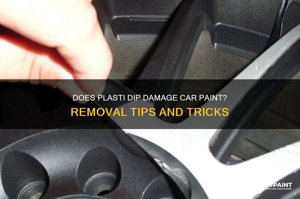 does plasti dip come off of paint