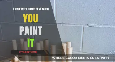How to Prevent Warping When Painting Poster Boards