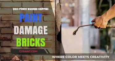 Power Washing Chipping Paint: Does It Harm Brick Surfaces?