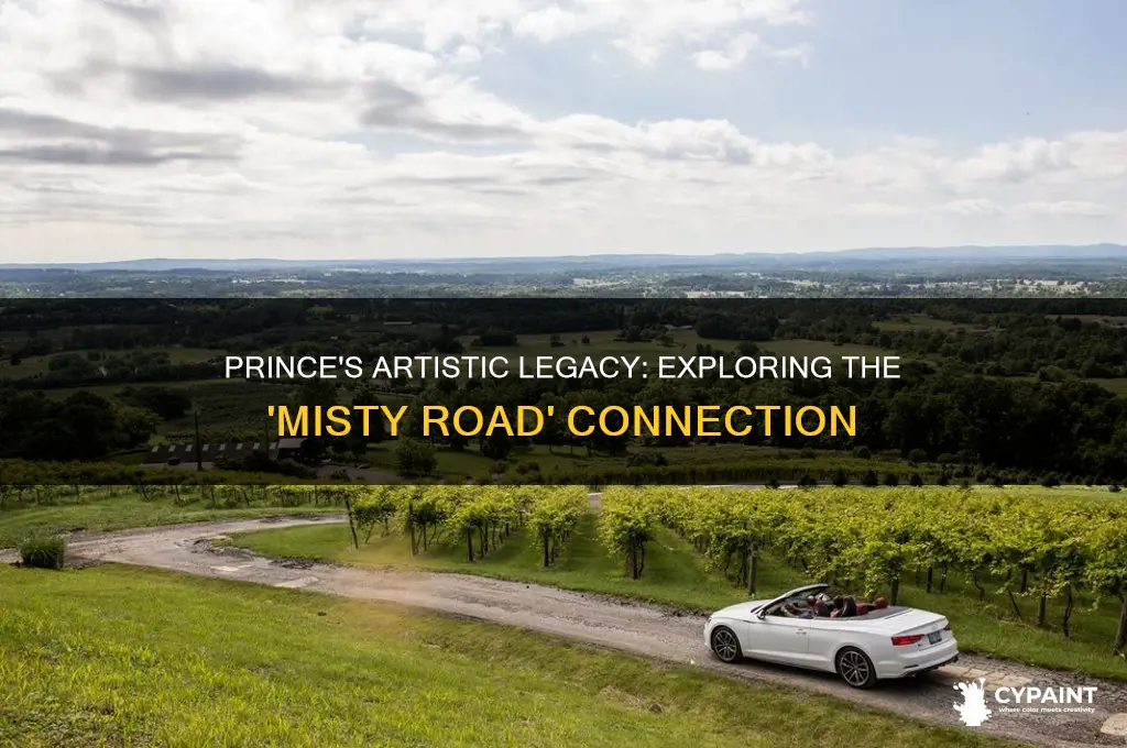 does prince have a connection to the painting misty road