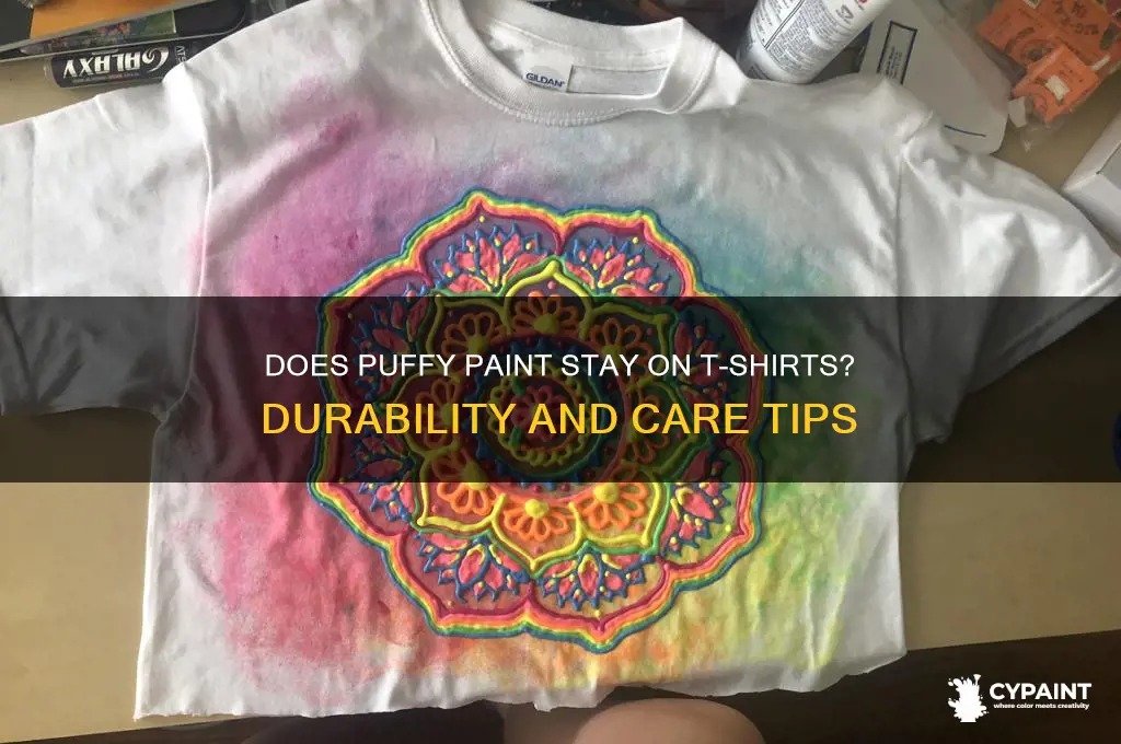 does puffy paint stay on t shirts