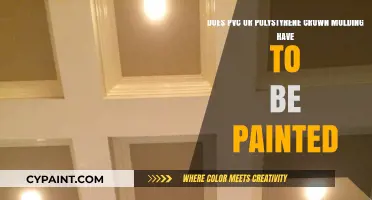 PVC vs. Polystyrene Crown Molding: Paint or Leave Natural?
