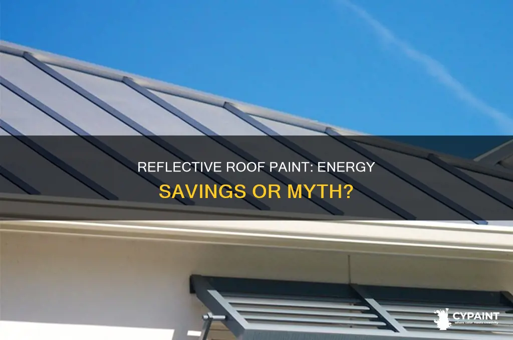 does reflective paint on roof lower heating bill
