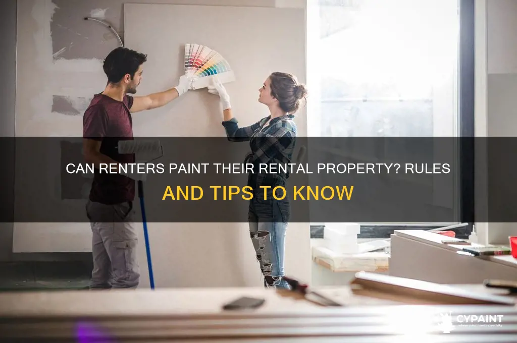 does rental property allow renter to paint