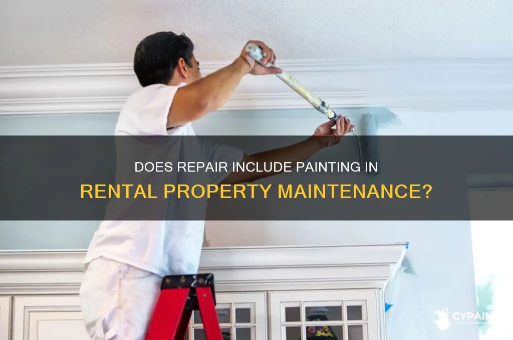 does repair include painting a rental property