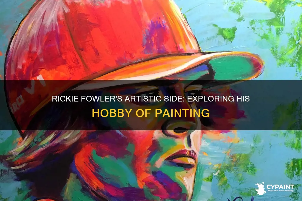 does rickie fowler paint as a hobby