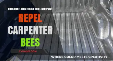 Rust-Oleum Truck Bed Liner Paint: Effective Carpenter Bee Repellent?