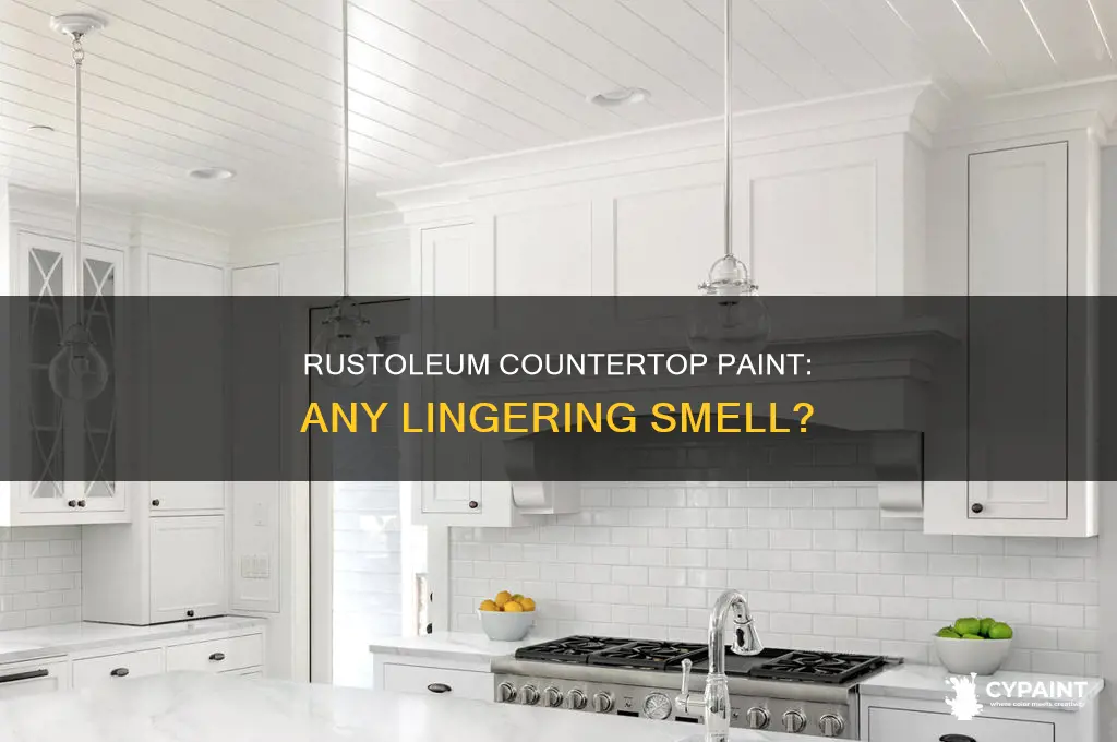 does rustoleum countertop paint have a strong smell