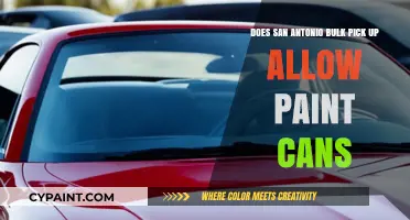 San Antonio Bulk Pick-Up: Are Paint Cans Allowed?