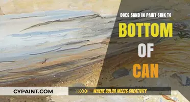 Sand in Paint: Will it Settle at the Bottom?
