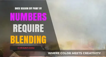 How to Blend Paint in DIY Paint by Numbers