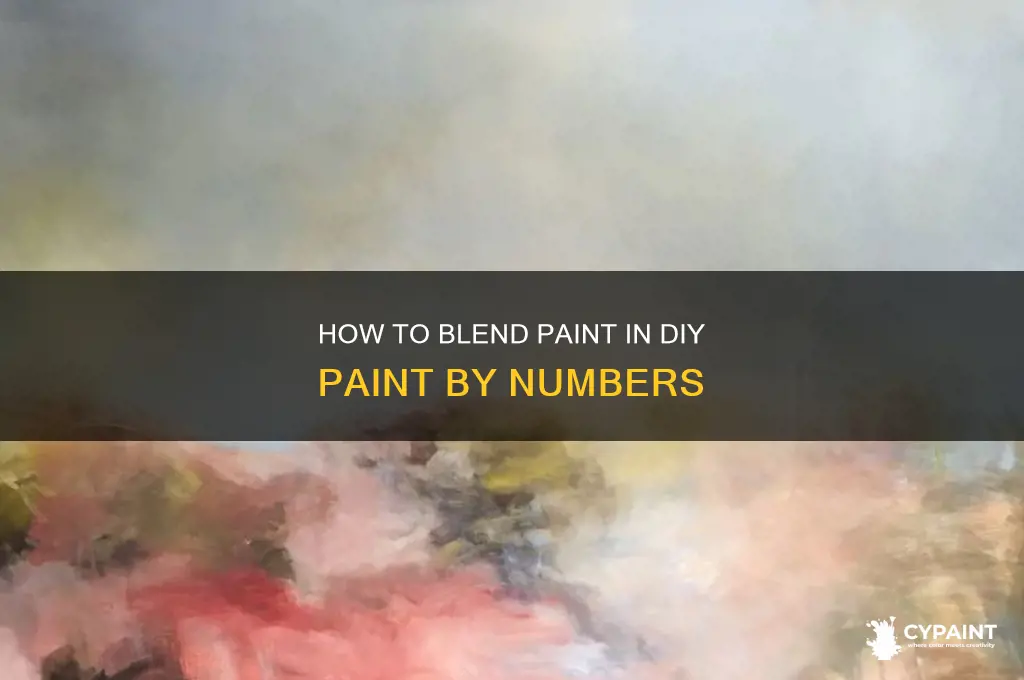 does season diy paint by numbers require blending