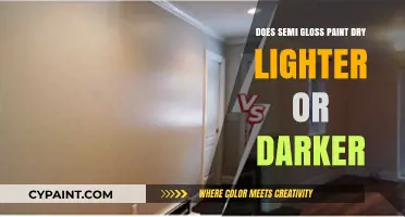 Semi-Gloss Paint: Does It Dry Lighter or Darker?